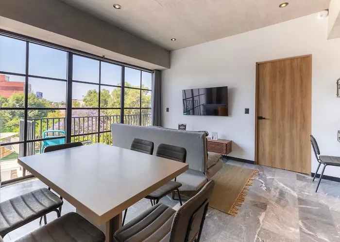 Apartamento Capitalia Michoacan Condesa W Balcony Views